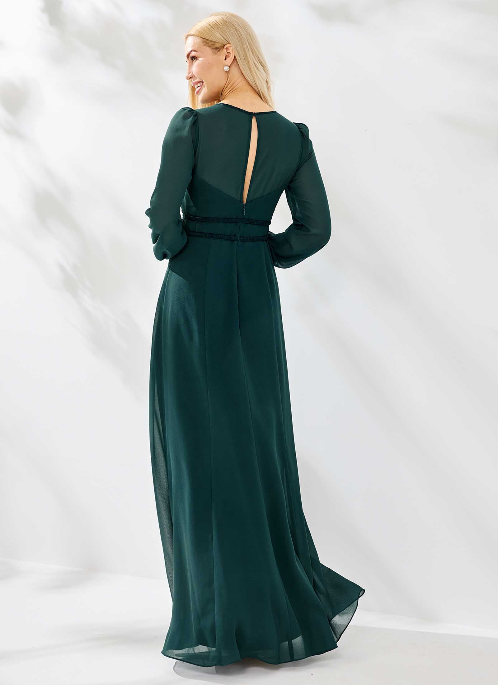 Allure Dress, Teal Green