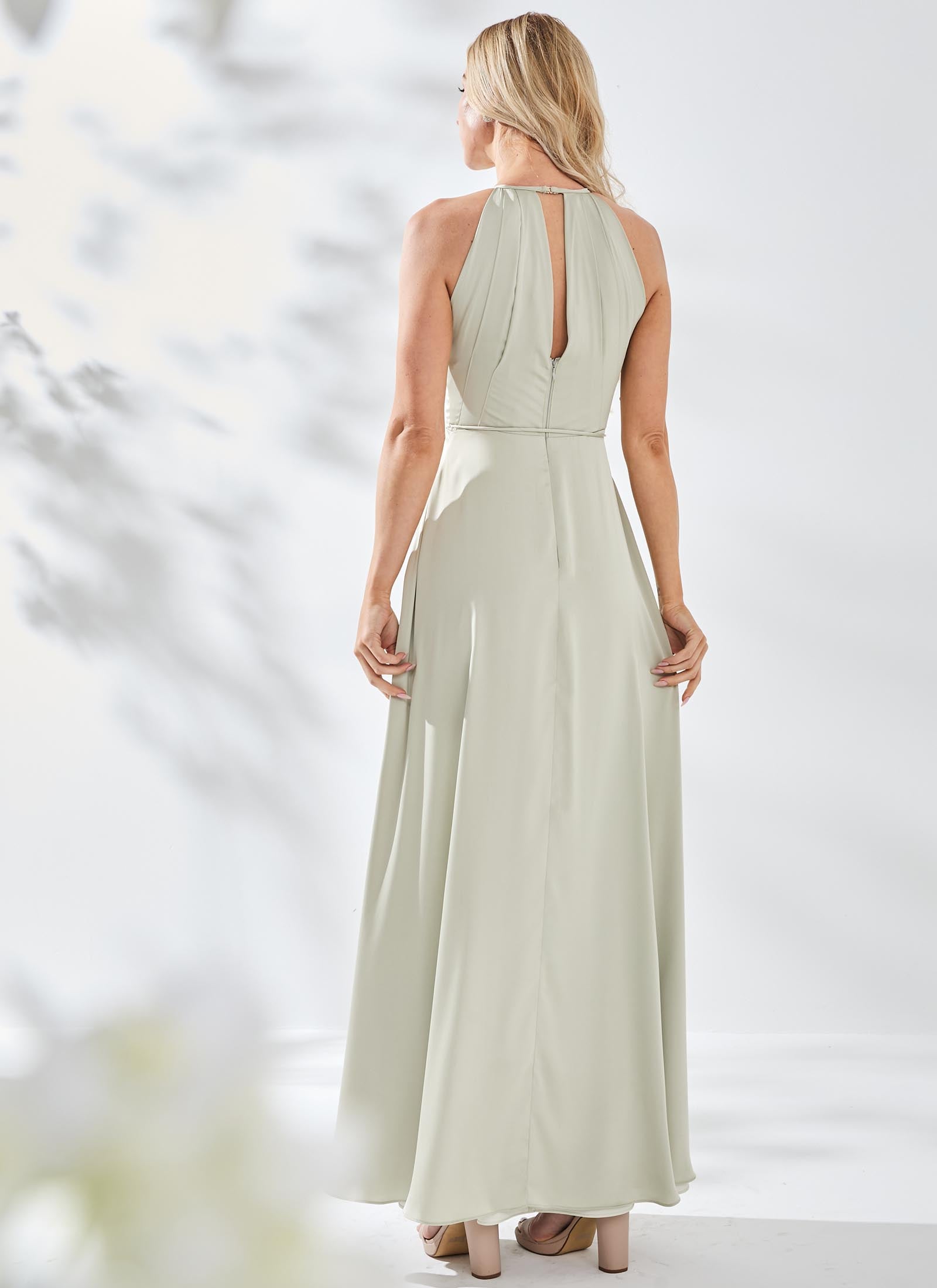 Adeline Dress, Light Sage Green