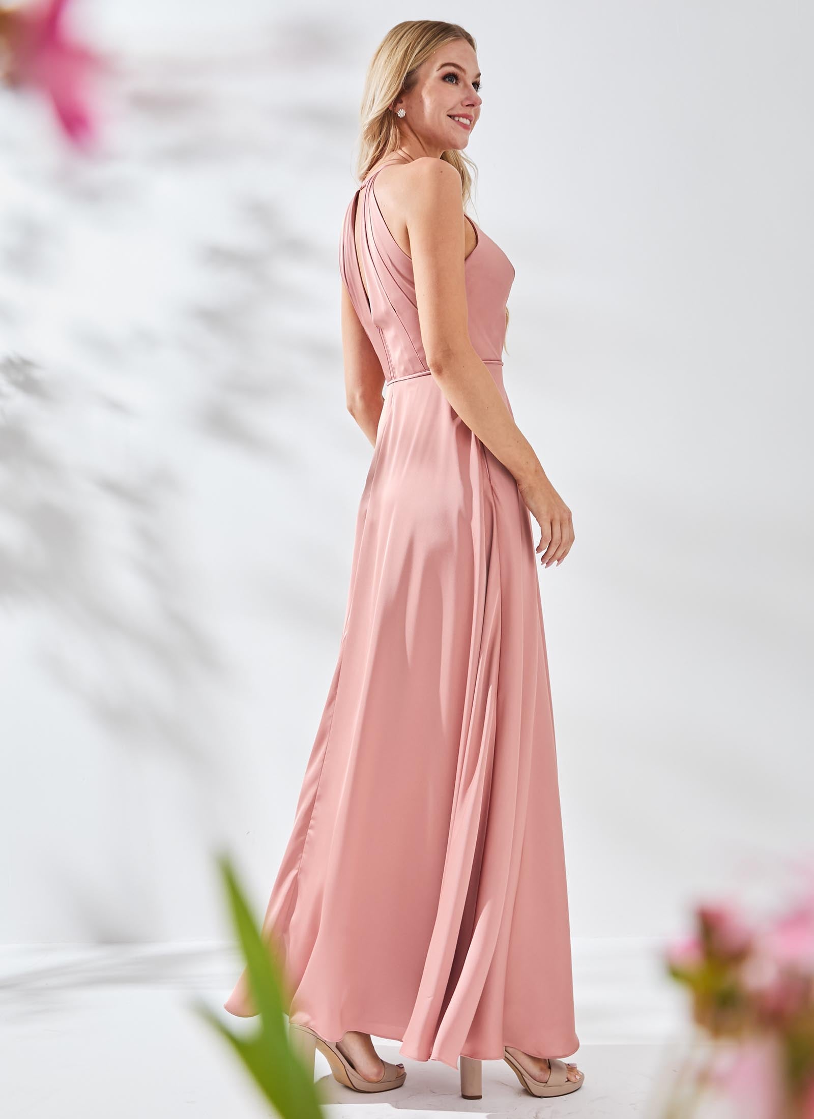 Adeline Dress, Blush Pink
