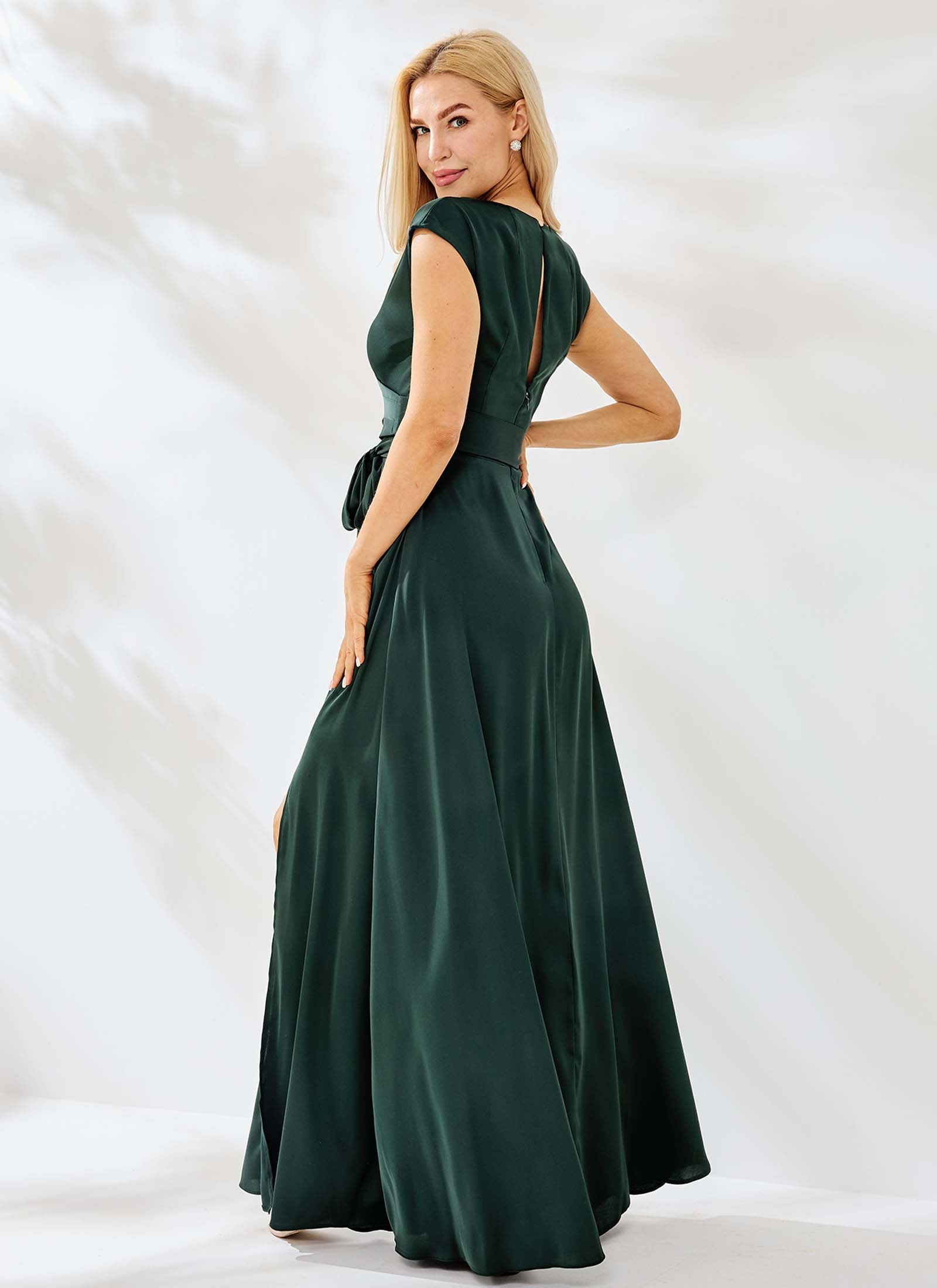 Aurelia Dress, Dark Green
