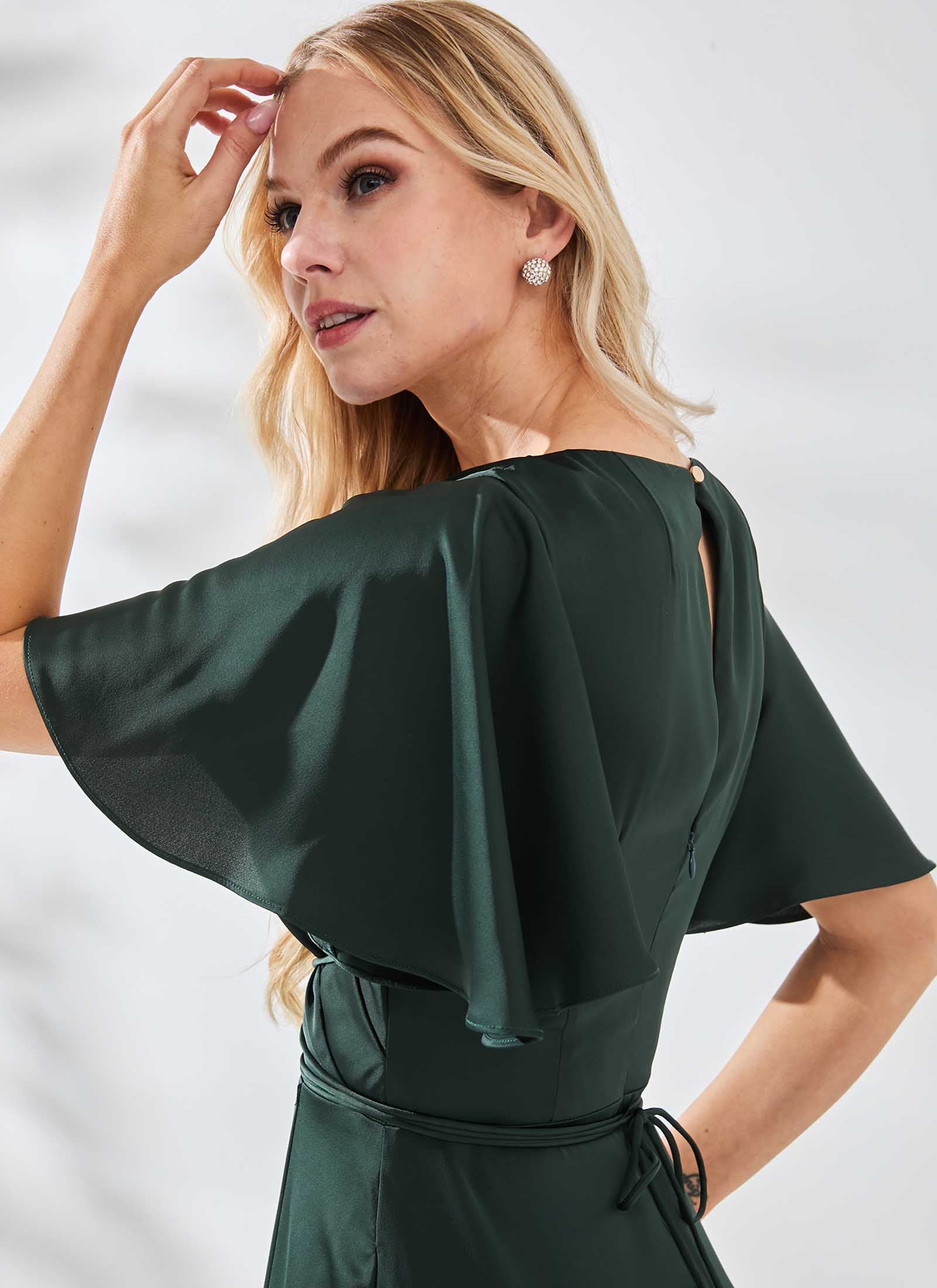 Ariana Dress, Dark Green