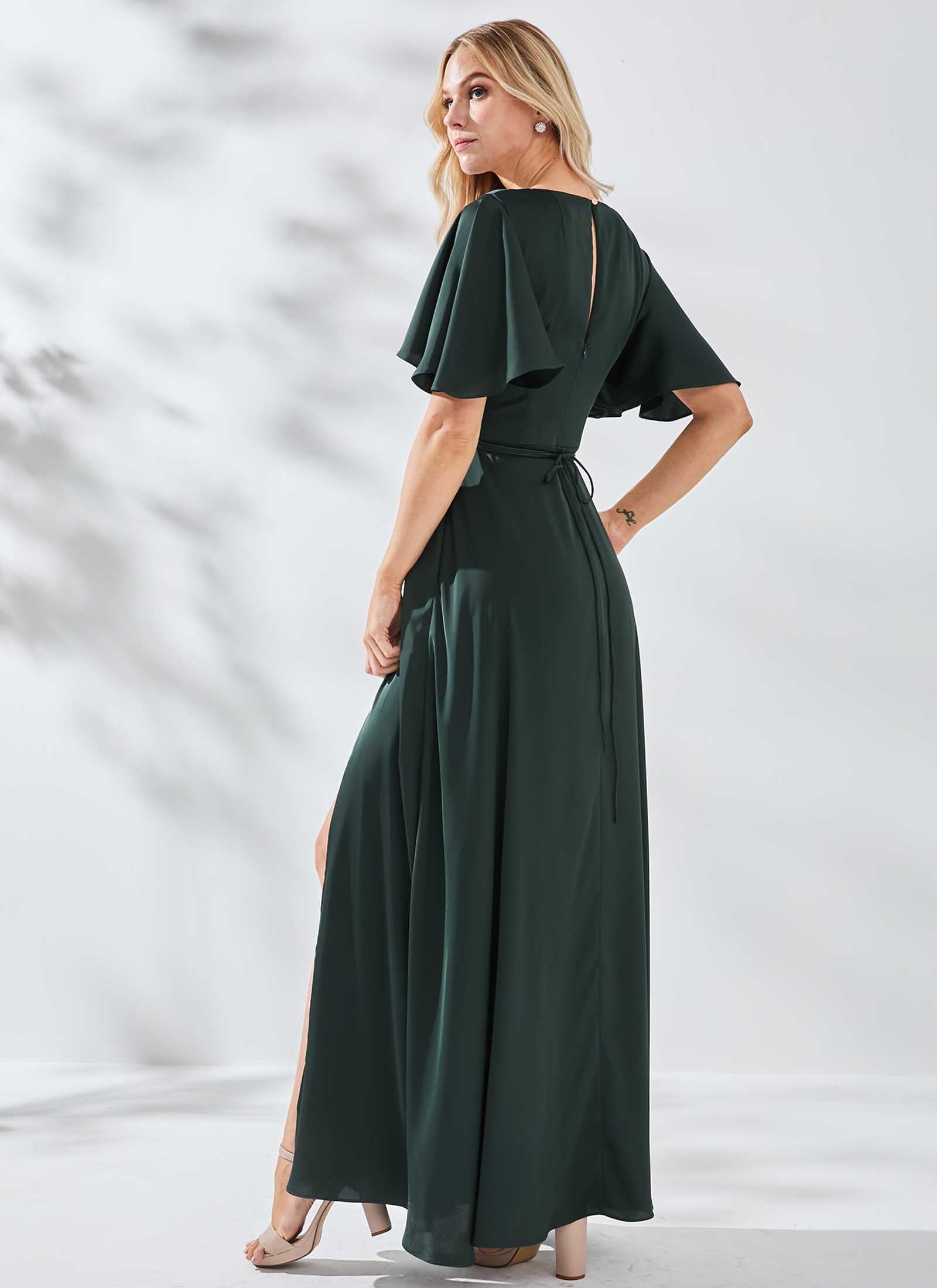 Ariana Dress, Dark Green