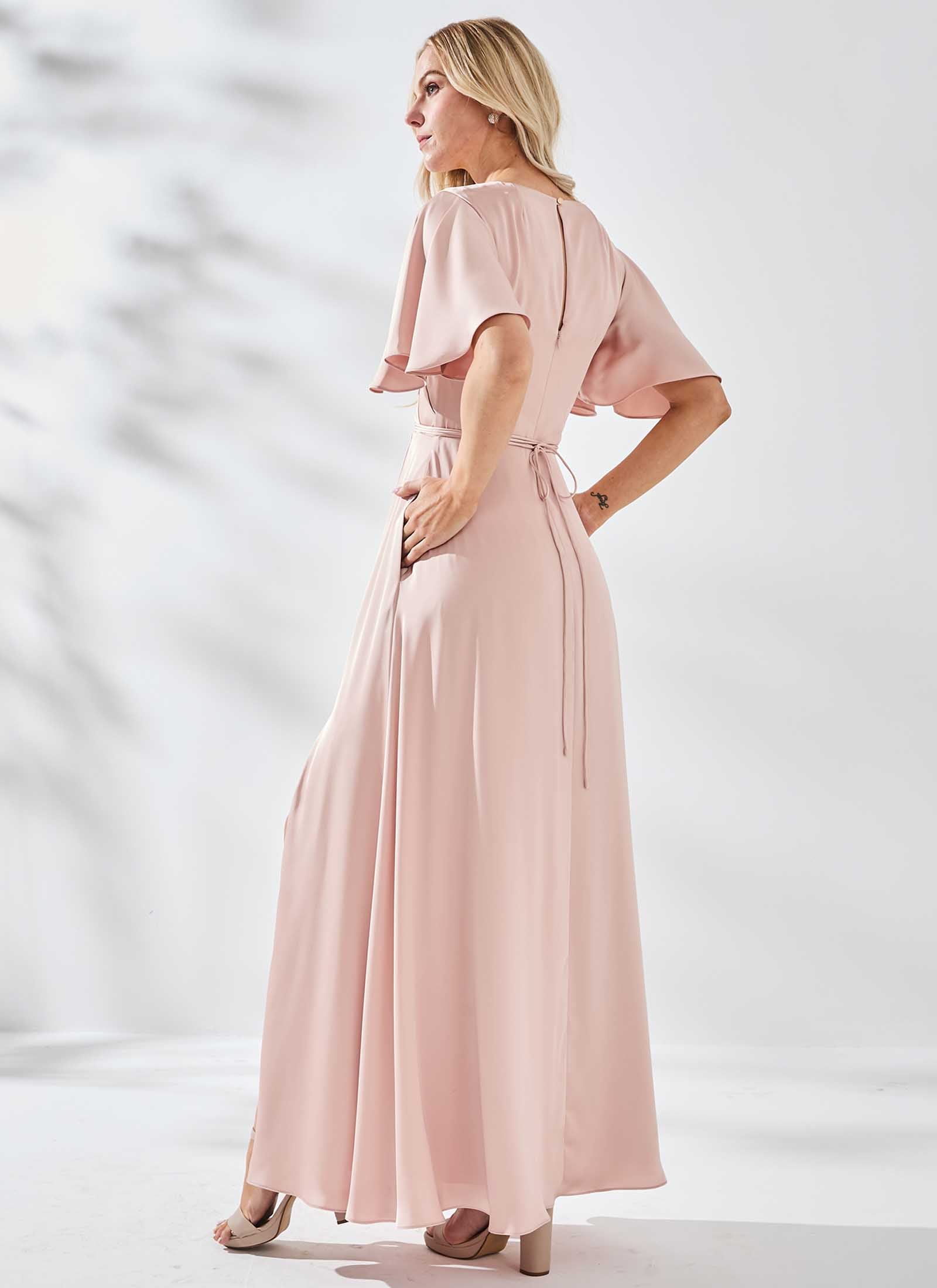 Ariana Dress, Neutral Blush