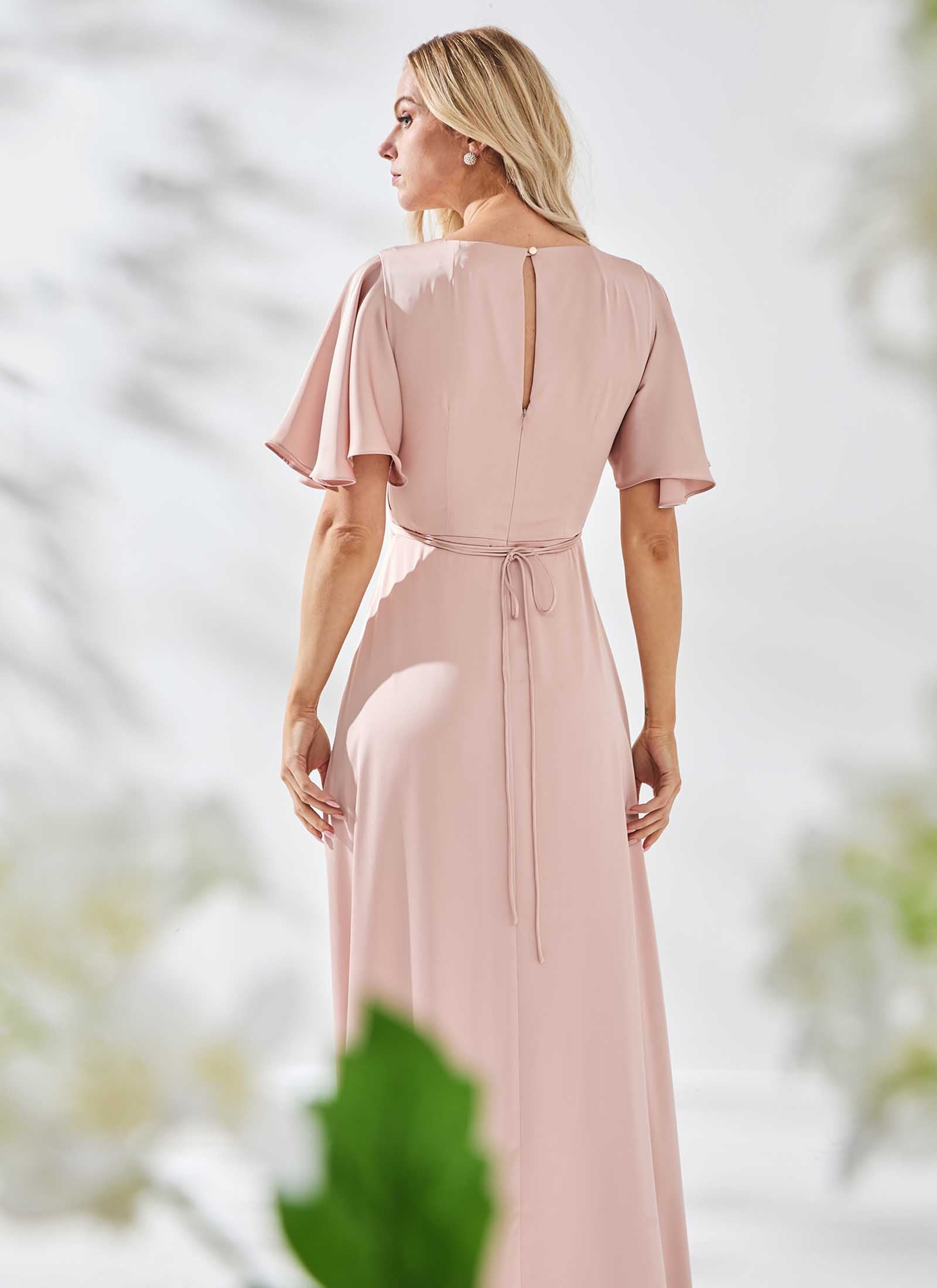 Ariana Dress, Neutral Blush