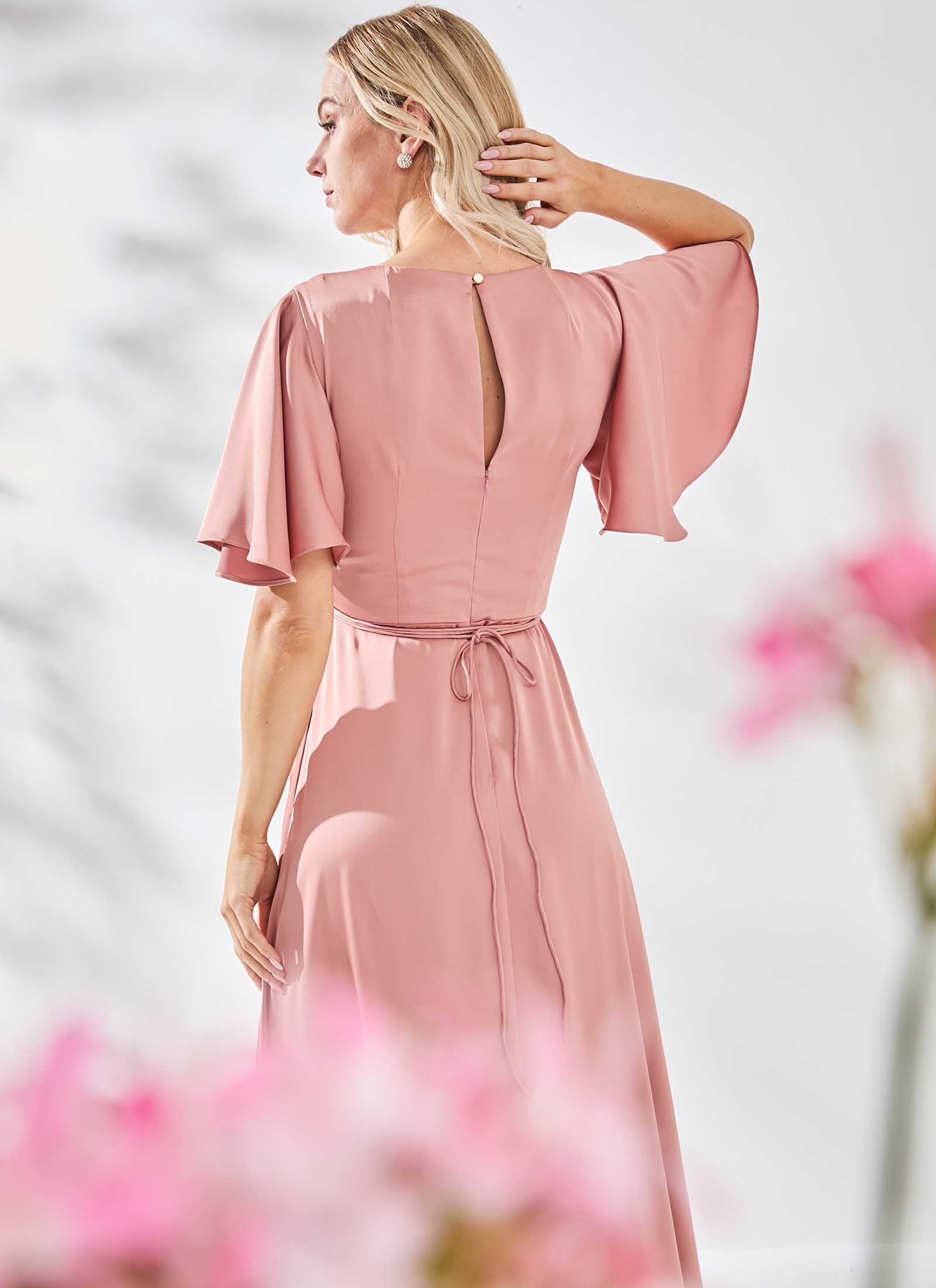 Ariana Dress, Blush Pink
