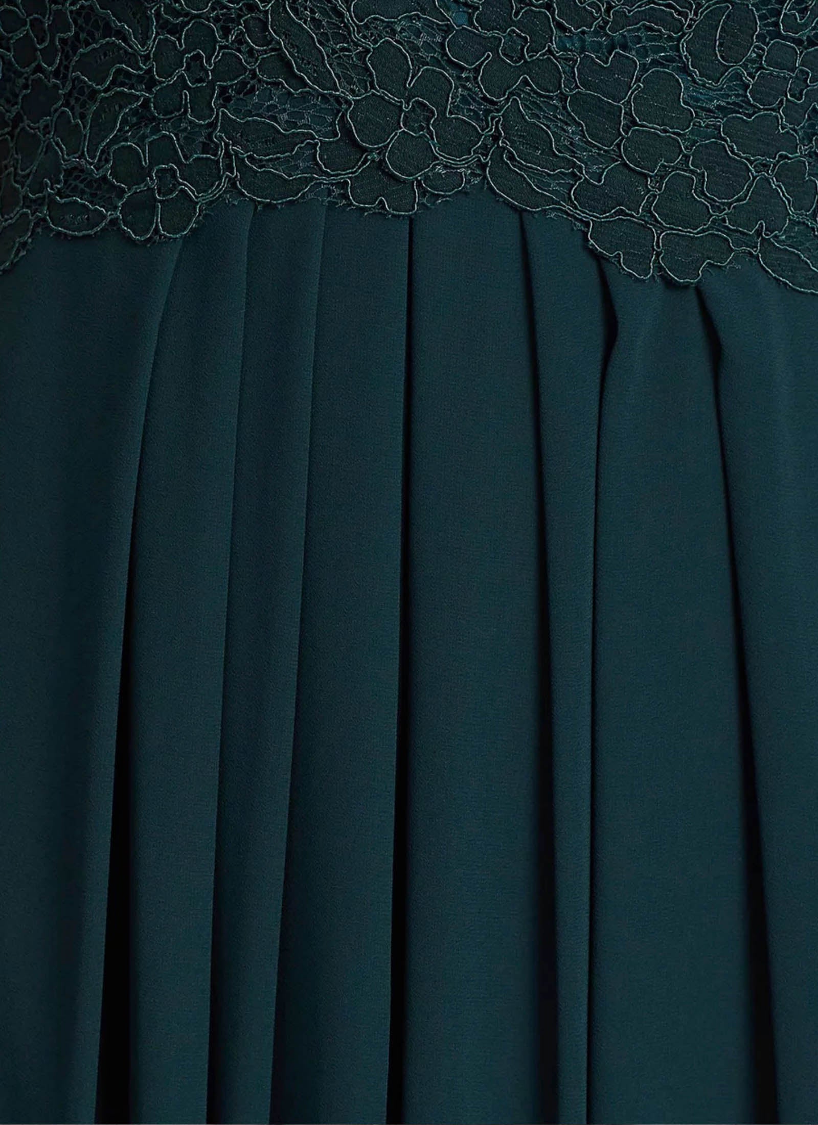 Graced by Lace, Teal Green