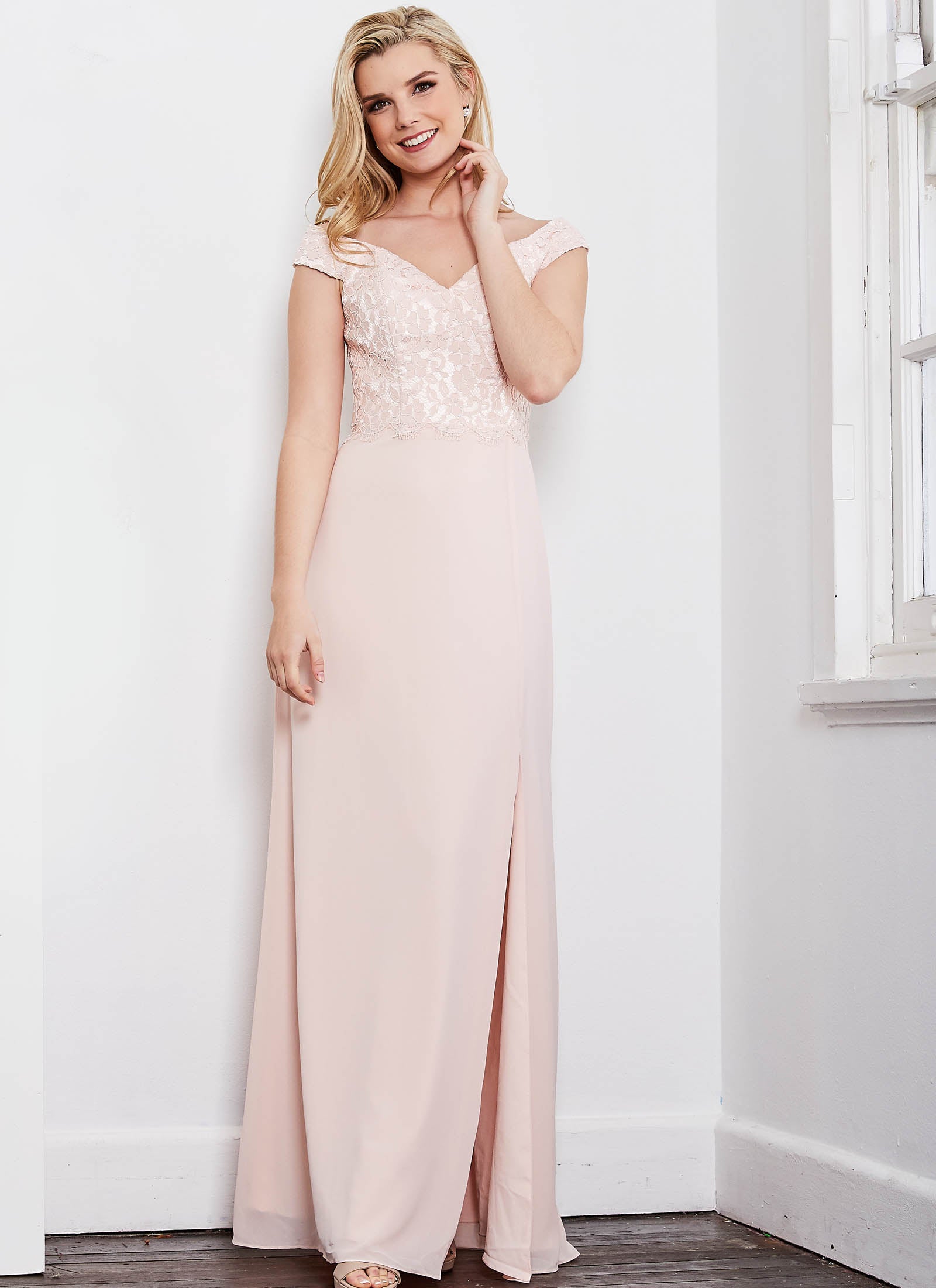 Solace Dress, Light Blush PInk