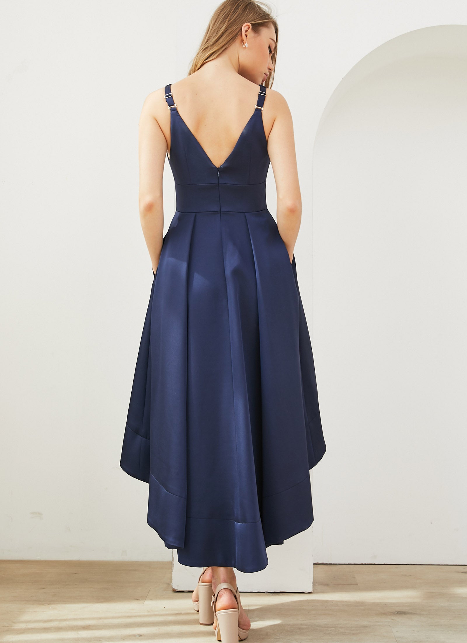 Audrey Dress, Navy