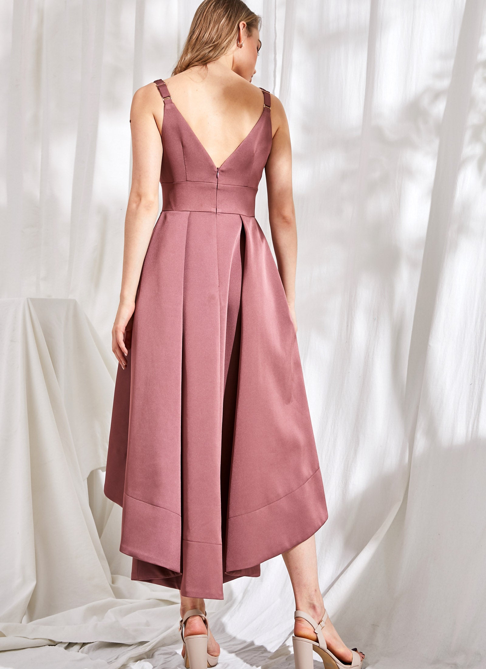 Audrey Dress, Tea Rose