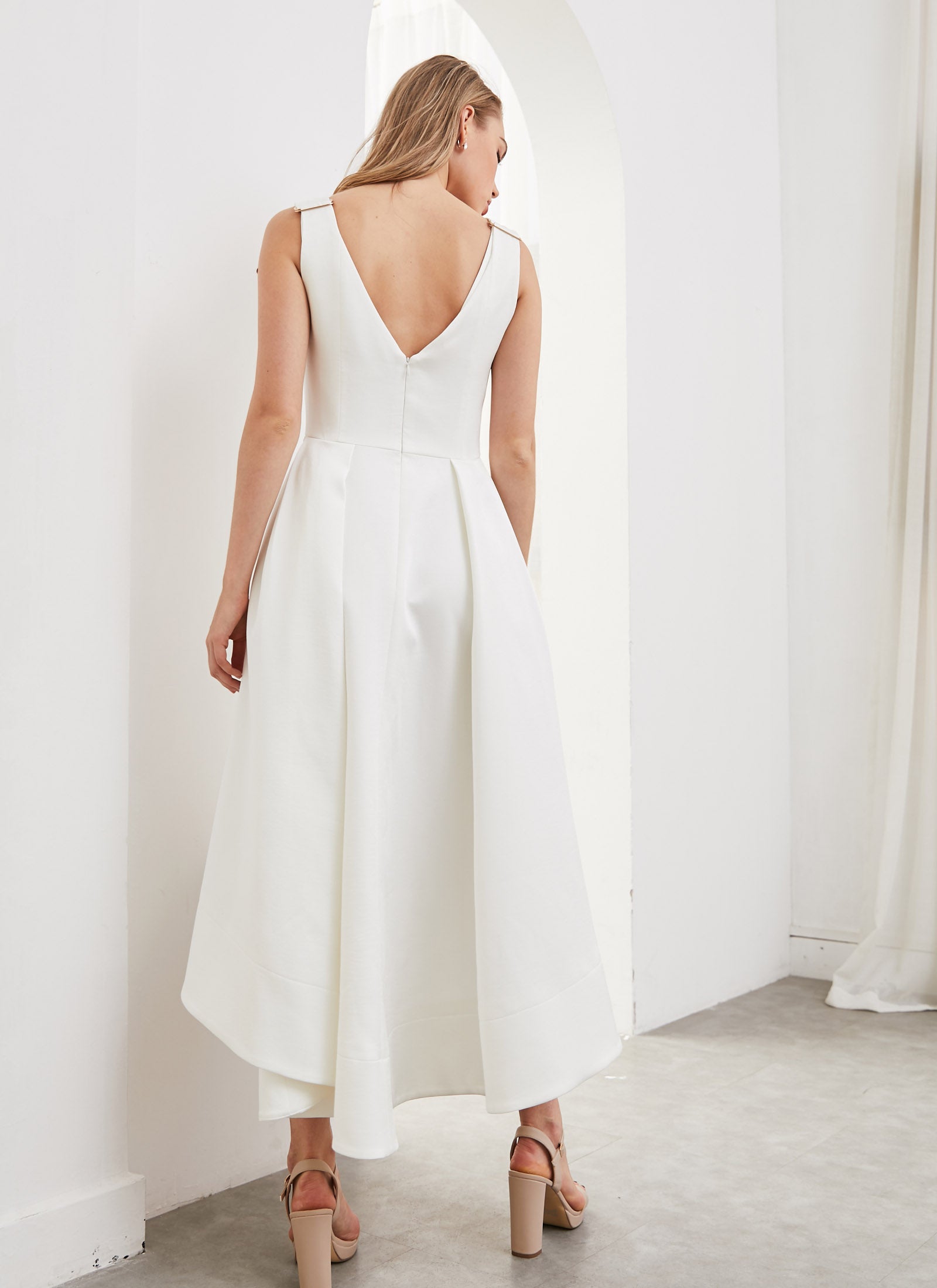 Audette Dress, Ivory