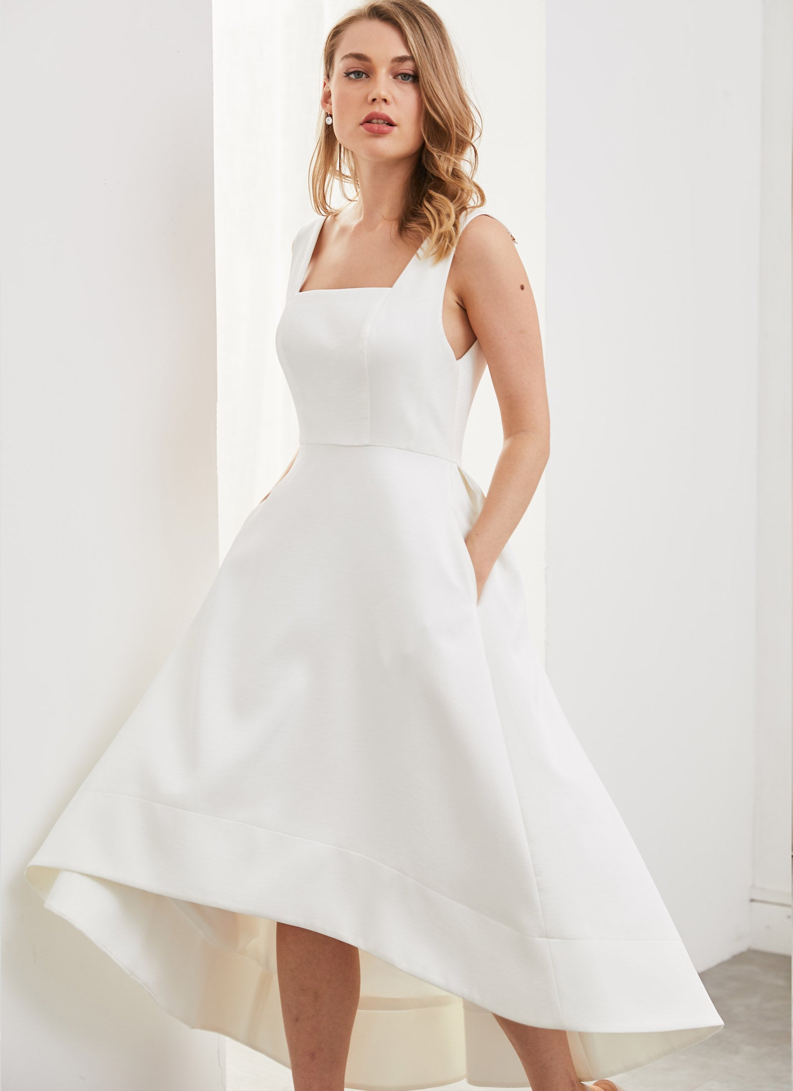 Audette Dress, Ivory