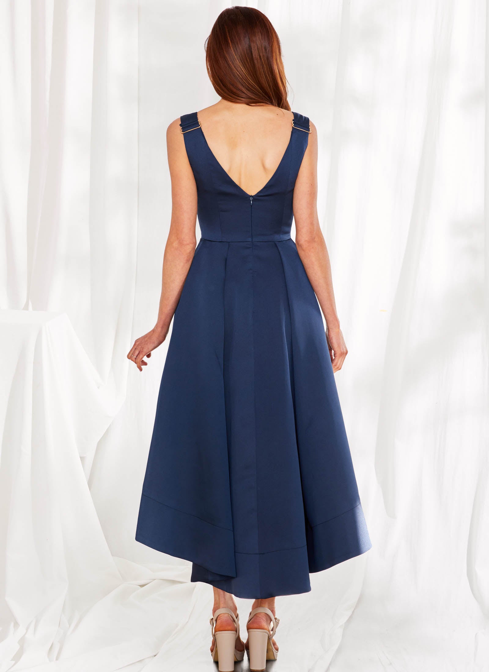 Audette Dress, Navy