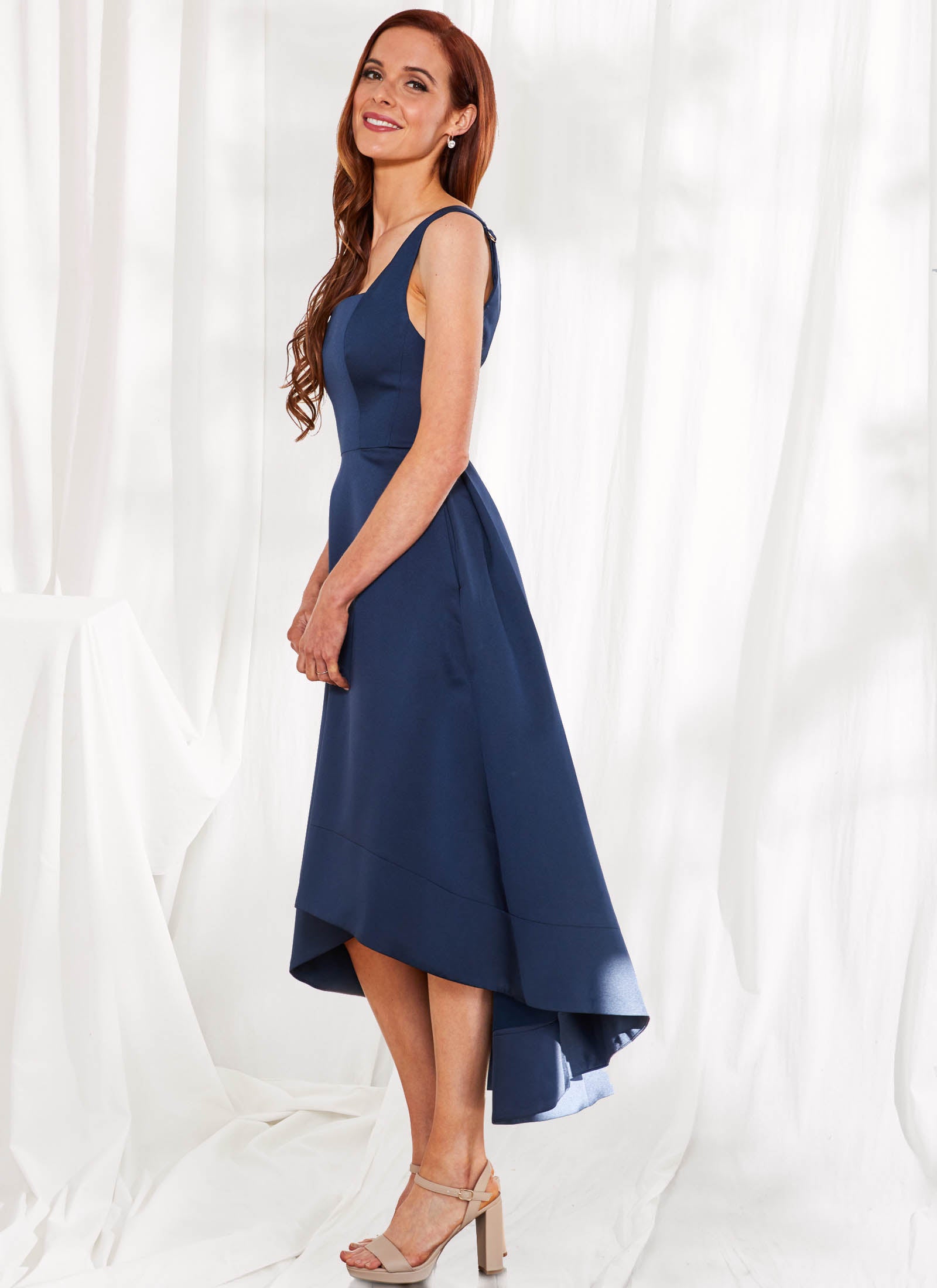 Audette Dress, Navy