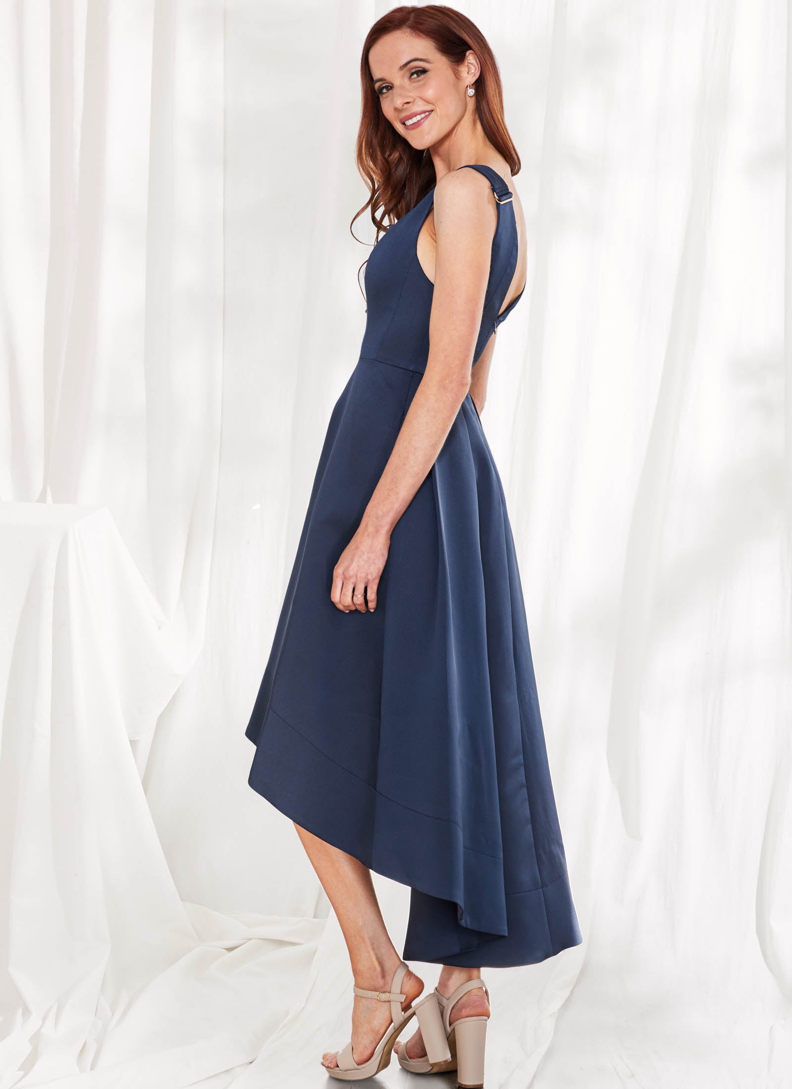 Audette Dress, Navy