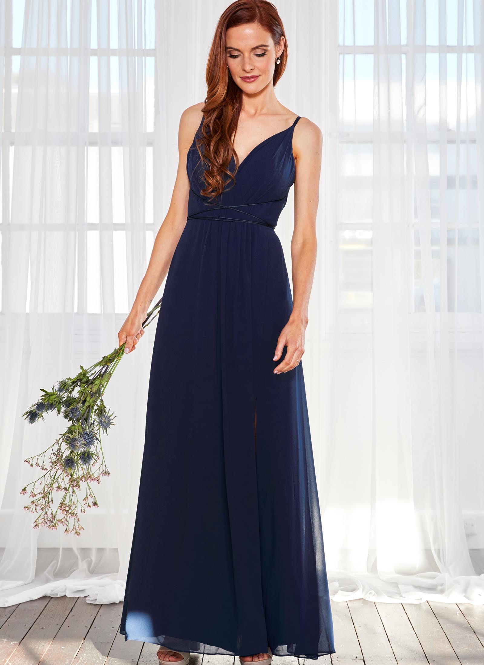 Aries Dress, Navy