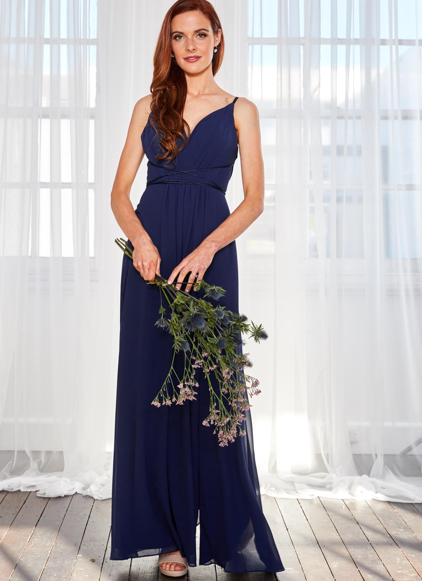 Aries Dress, Navy