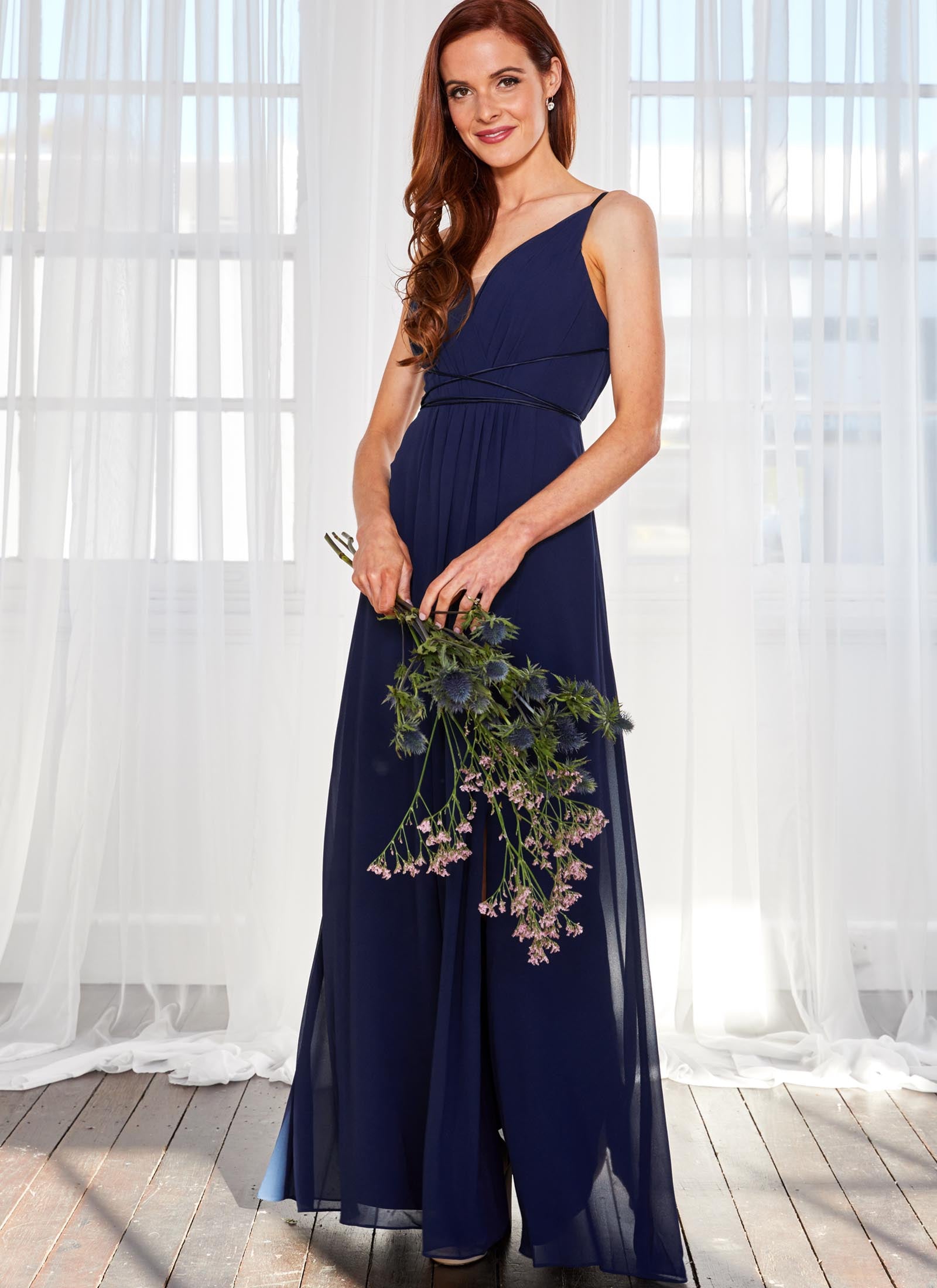 Aries Dress, Navy