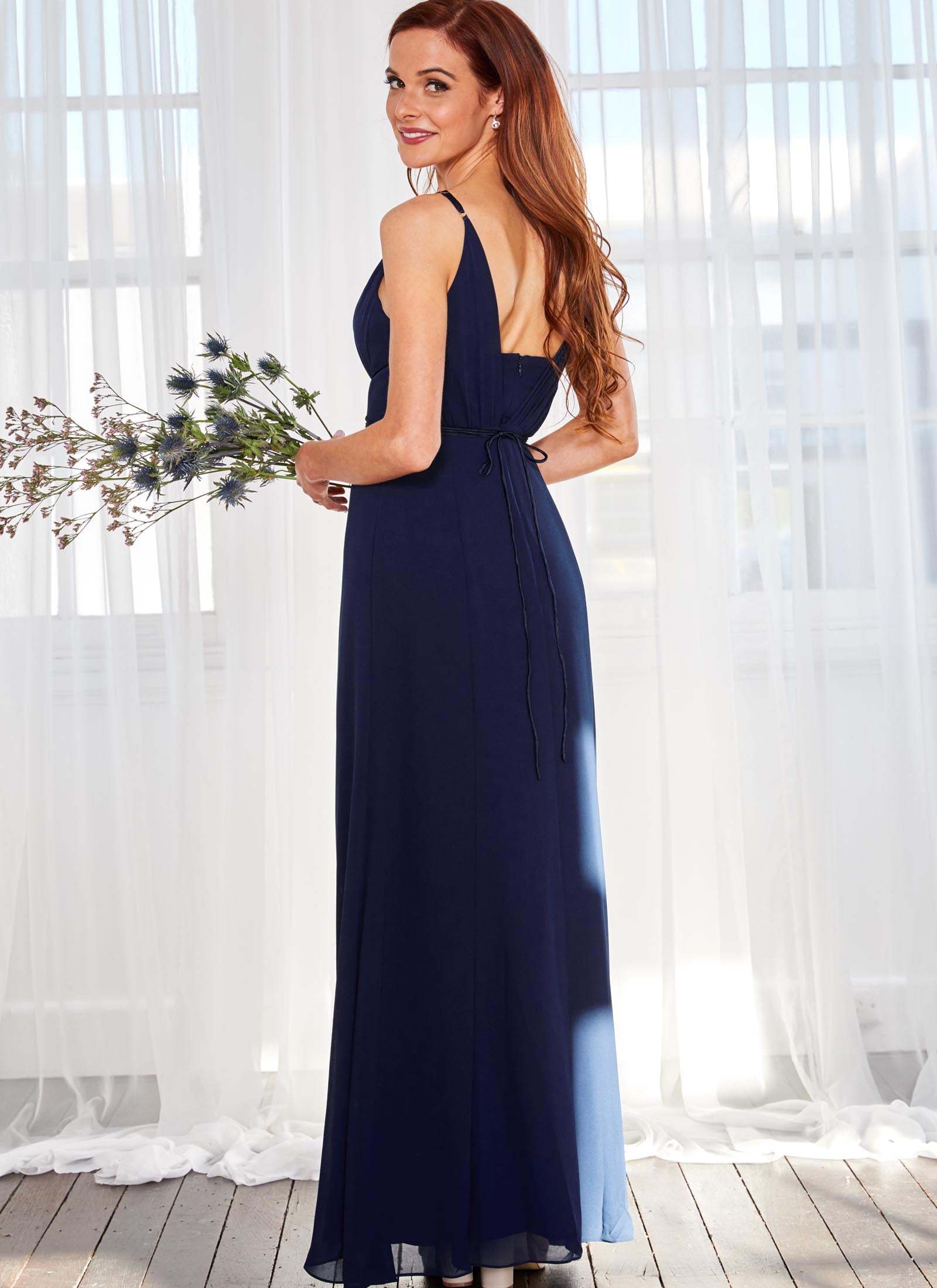 Aries Dress, Navy