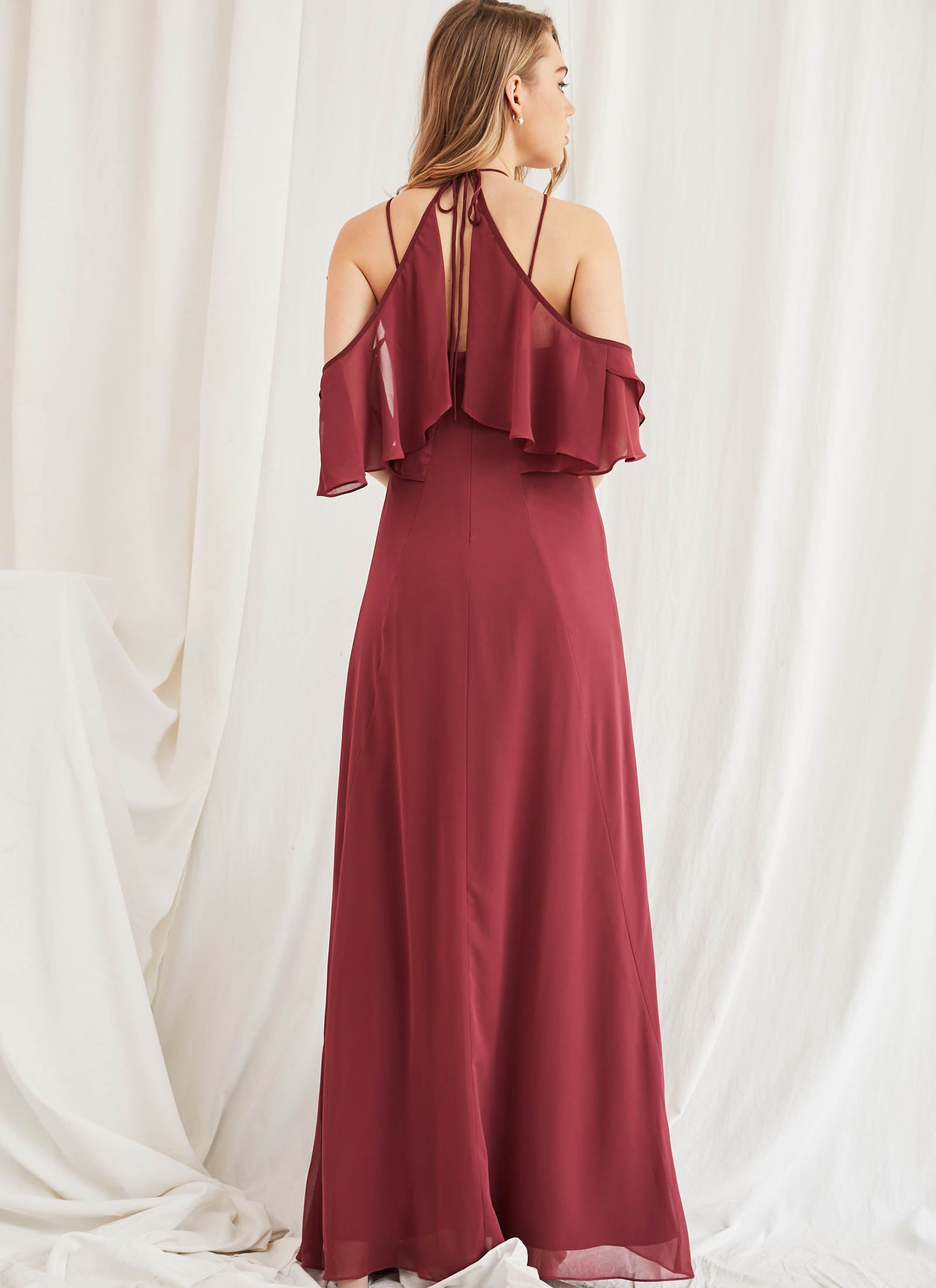 Cascades Dress, Cinnamon Rose
