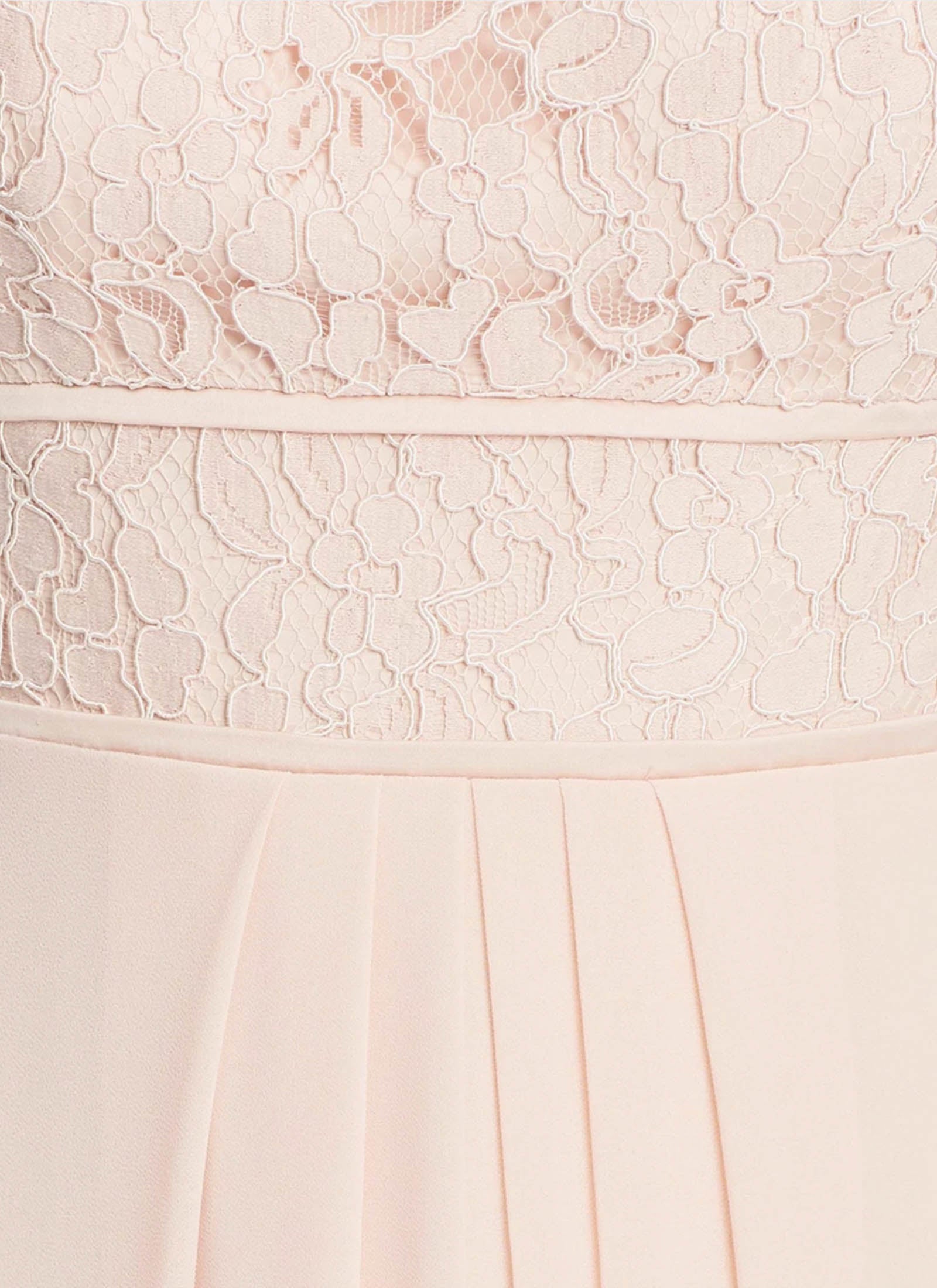 Lace Bateau Dress, Light Blush Pink