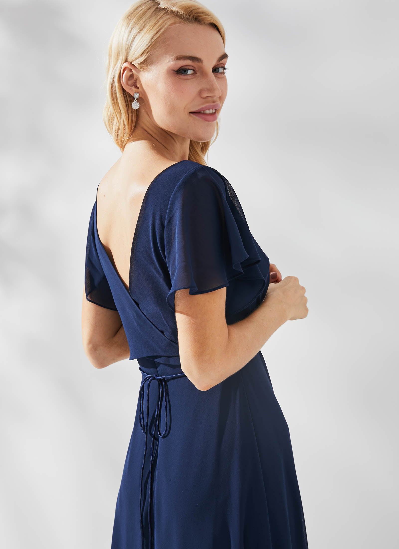 Arielle Dress, Navy