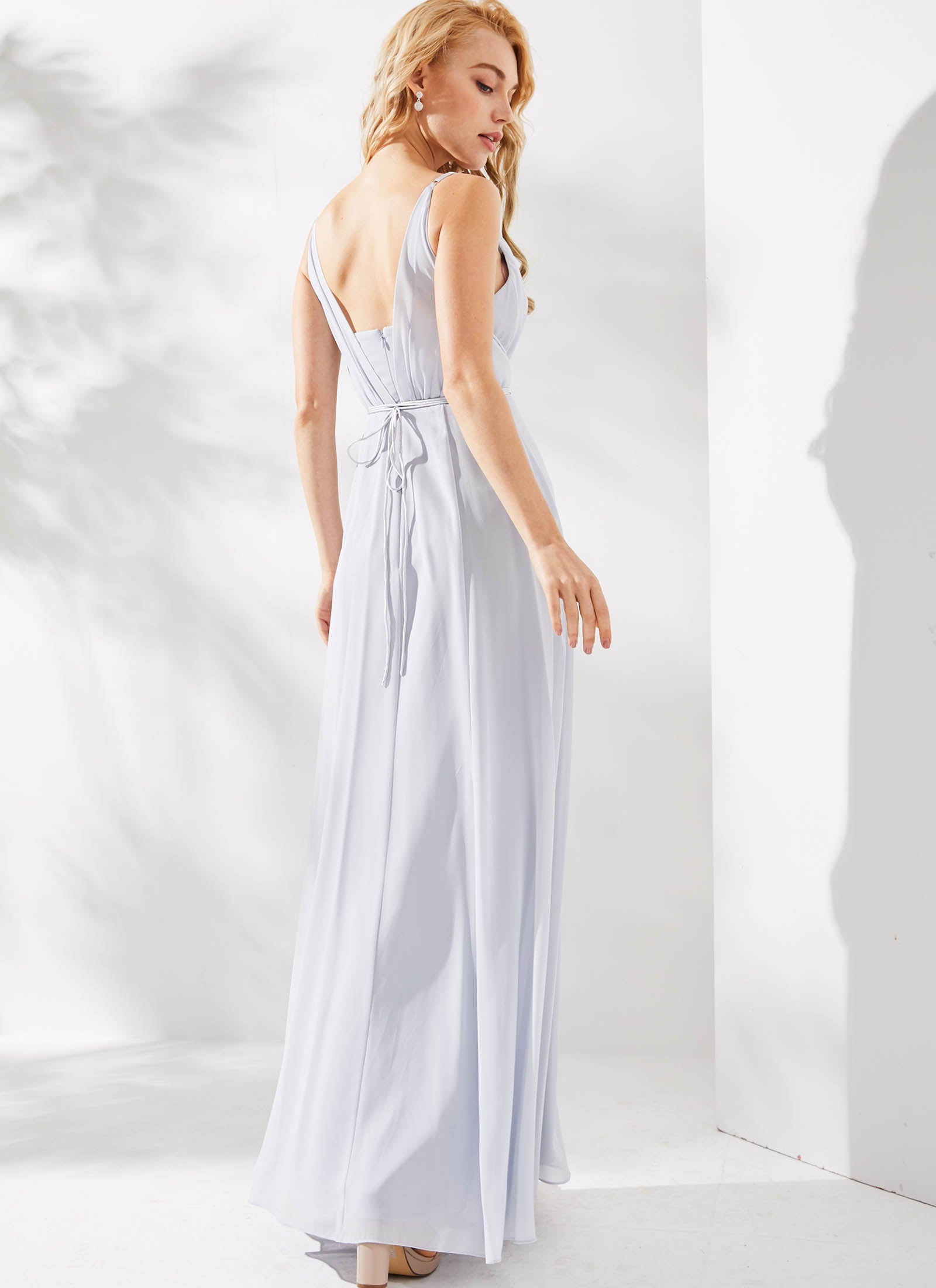 Aries Dress, Light Dusty Blue
