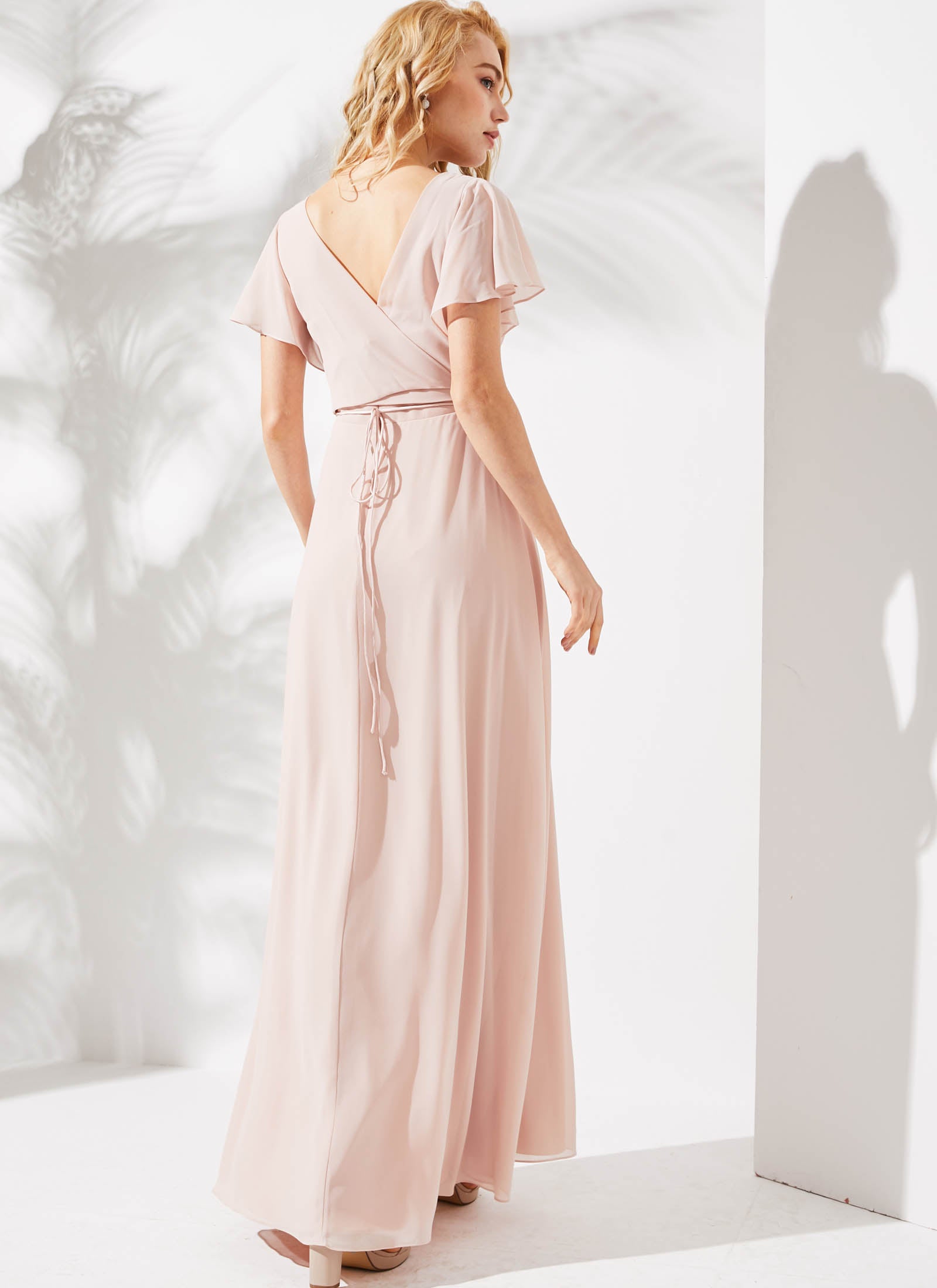 Arielle Dress, Neutral Blush