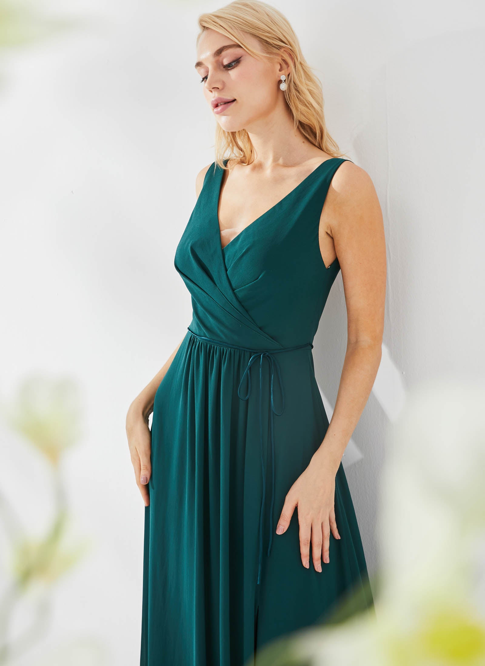 Ava Dress, Teal Green
