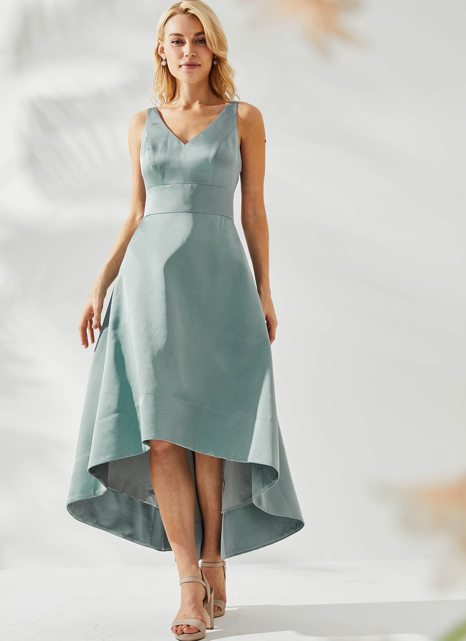 Audrey Dress, Eucalyptus