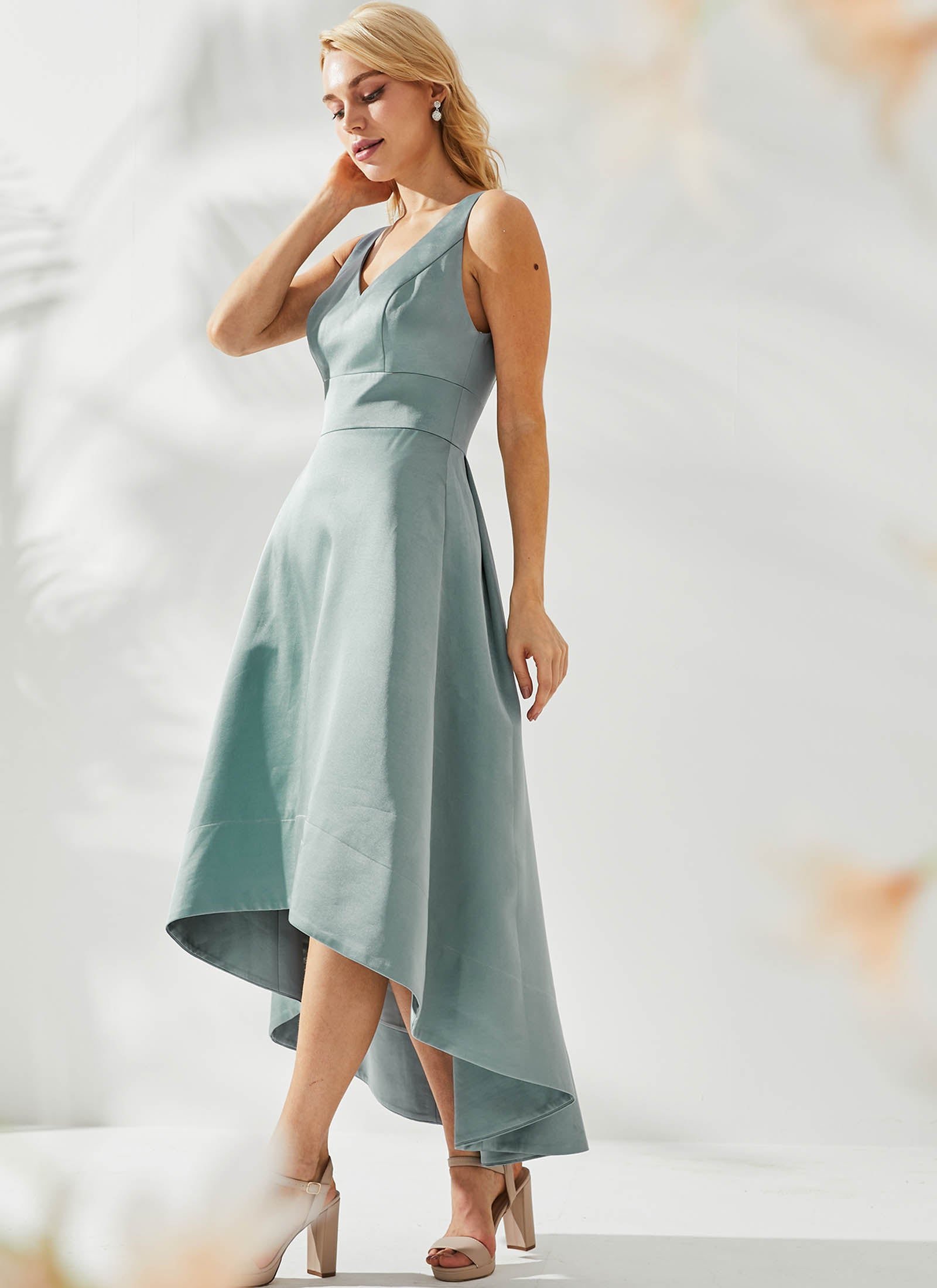 Audrey Dress, Eucalyptus