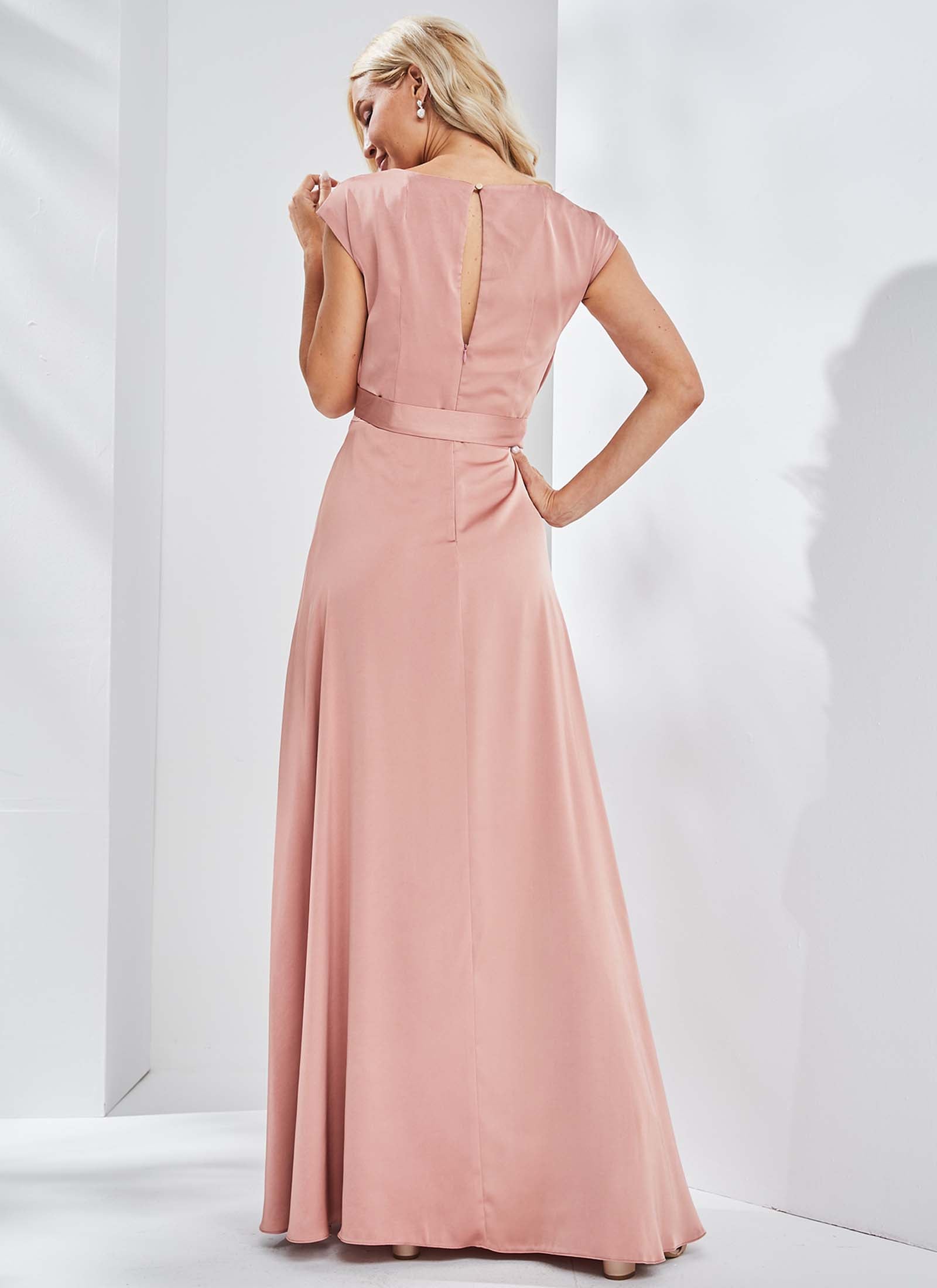 Aurelia Dress, Copper Pink