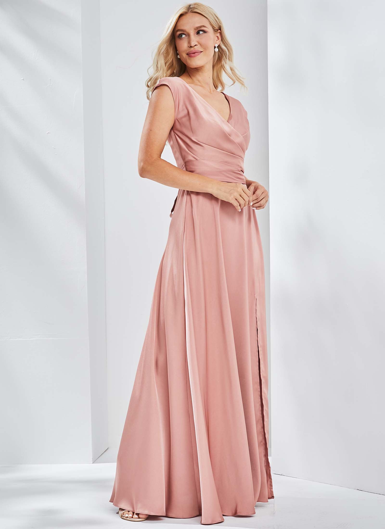 Aurelia Dress, Copper Pink