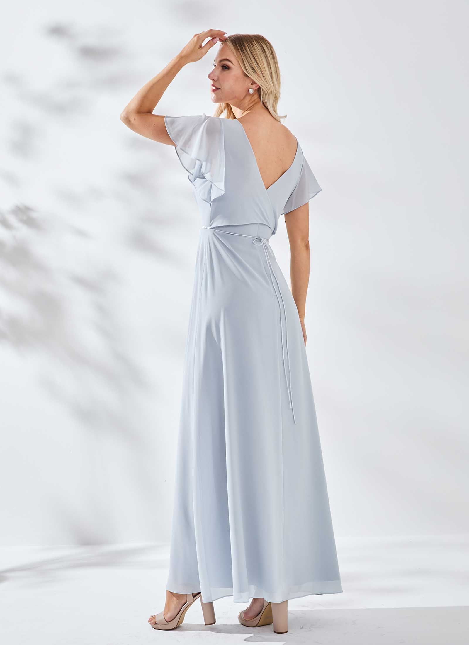 Arielle Dress, Light Dusty Blue