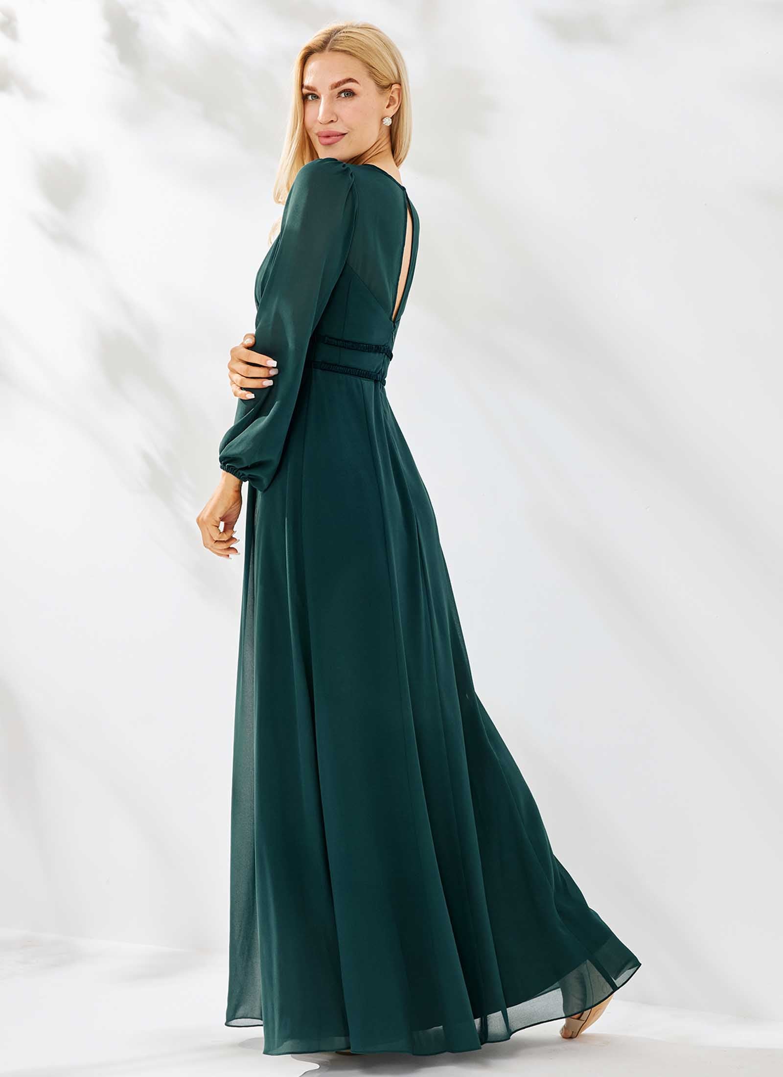 Allure Dress, Teal Green
