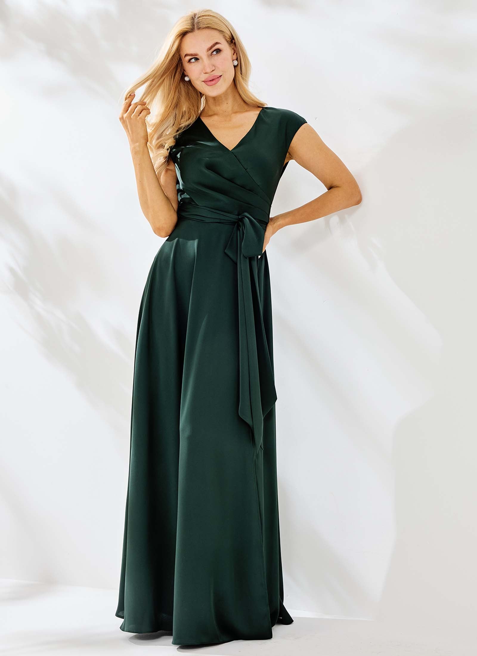 Aurelia Dress, Dark Green
