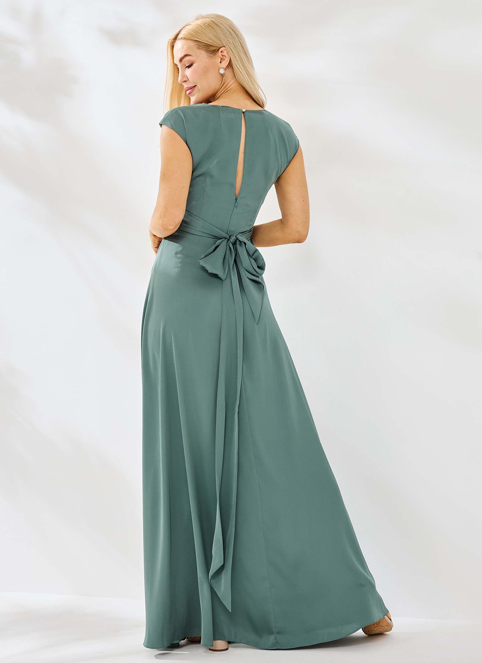 Aurelia Dress, Sage Green