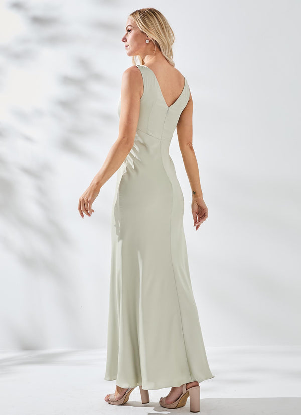 Athena Dress, Light Sage Green