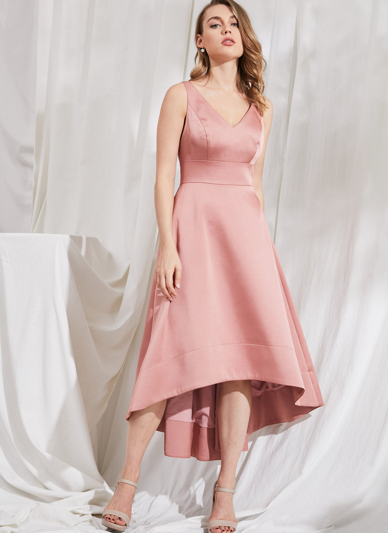 Audrey Dress, Blush Pink
