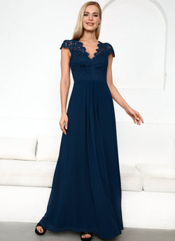 Laced with Romance Dress, Navy