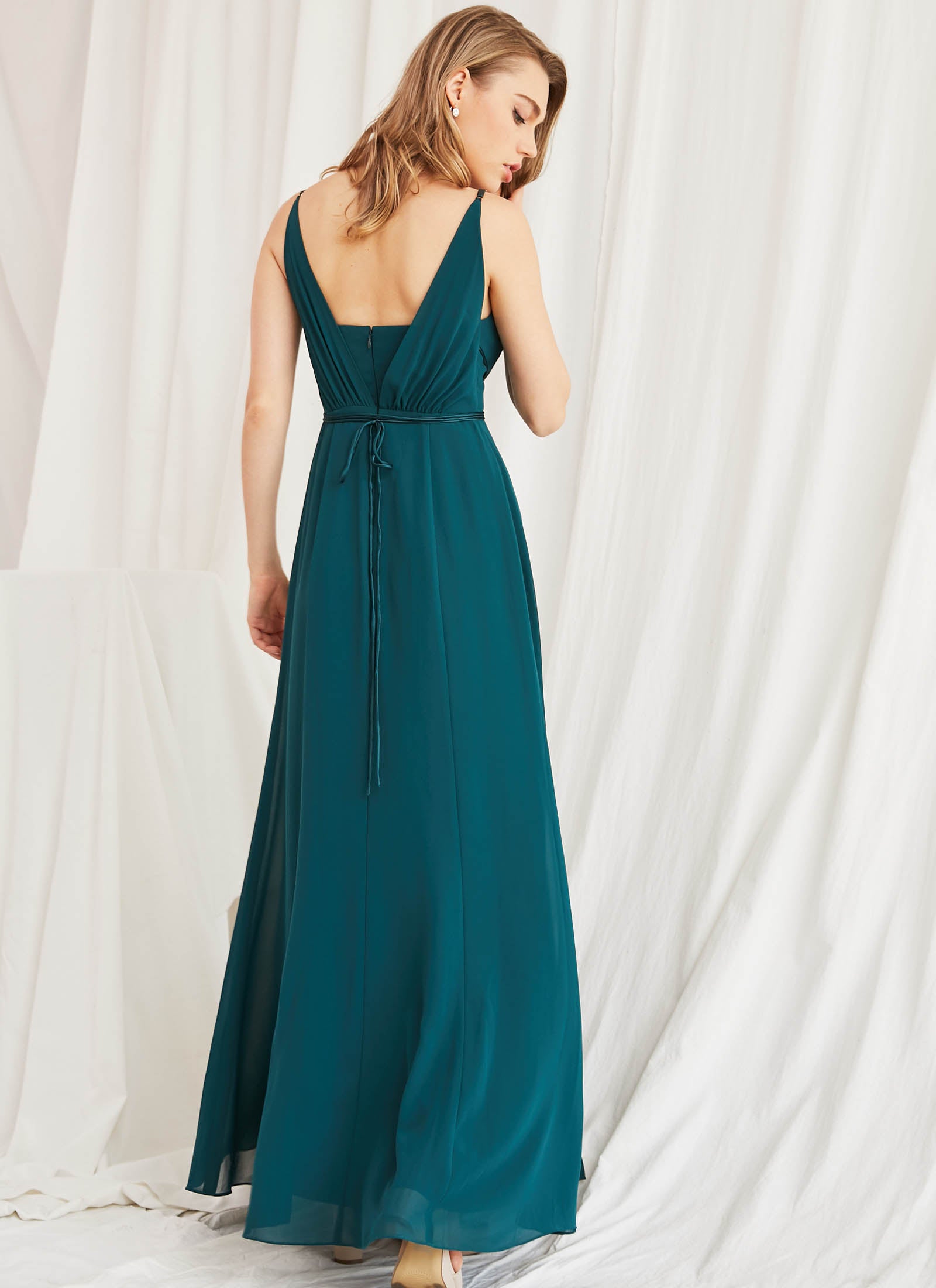 Aries Dress, Teal Green