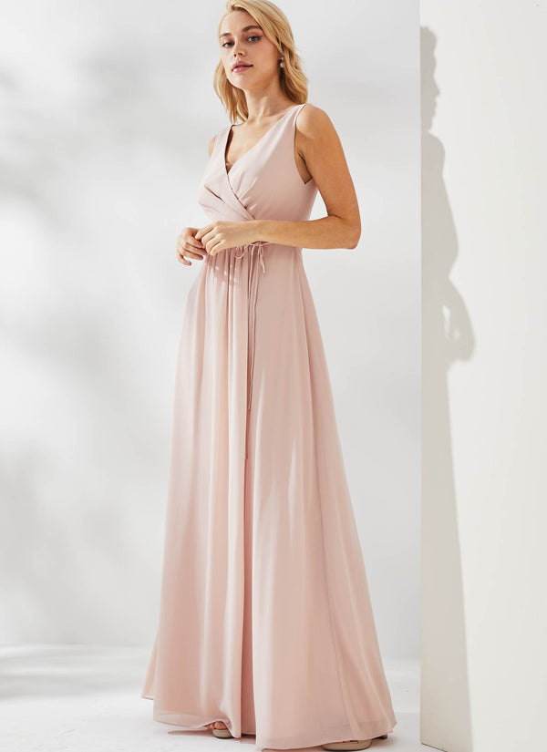 Ava Dress, Neutral Blush