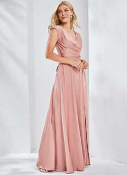 Aurelia Dress, Copper Pink